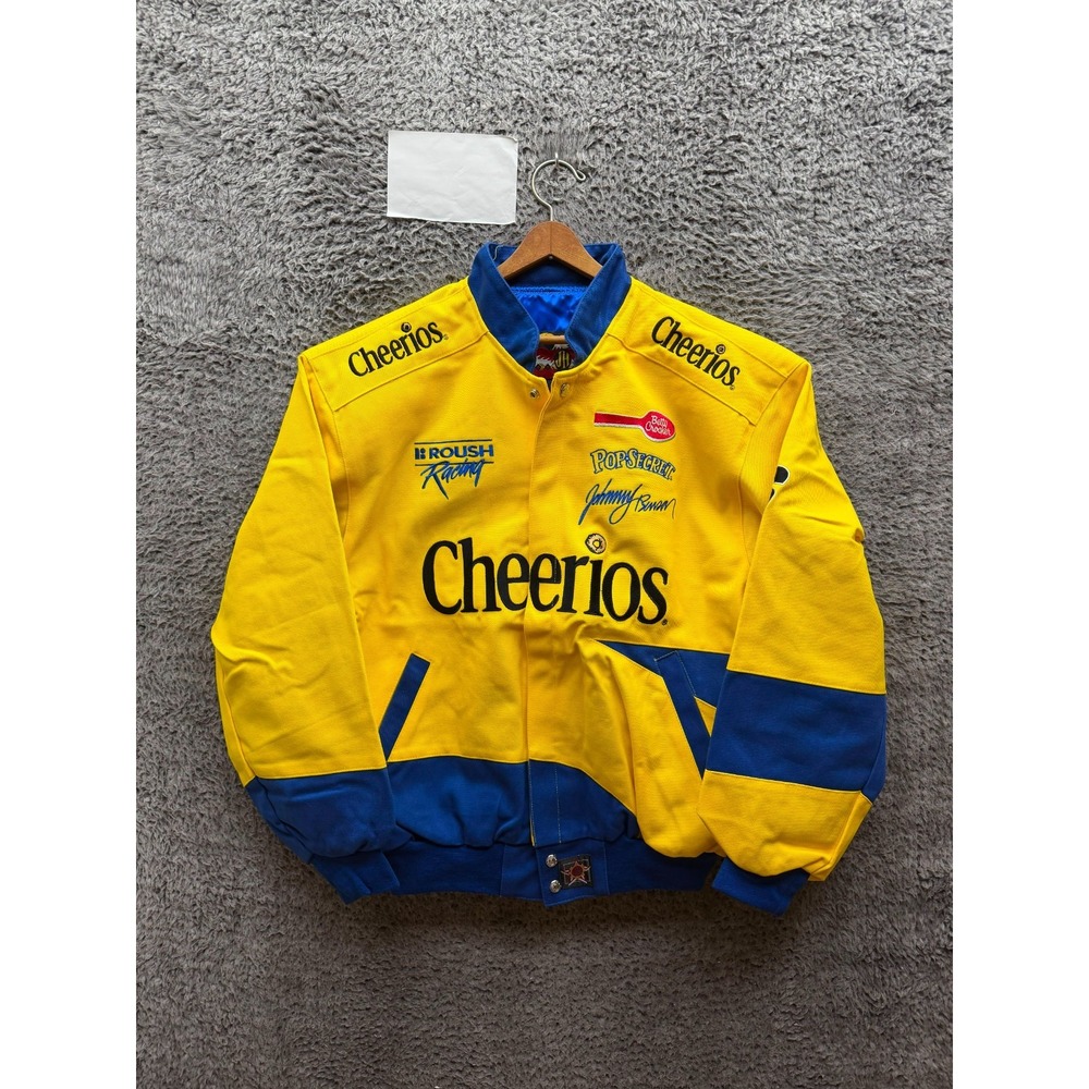 Vintage Jeff Hamilton JH Nascar Johnny Benson #26 Cheerios Jacket Size XL NWOT